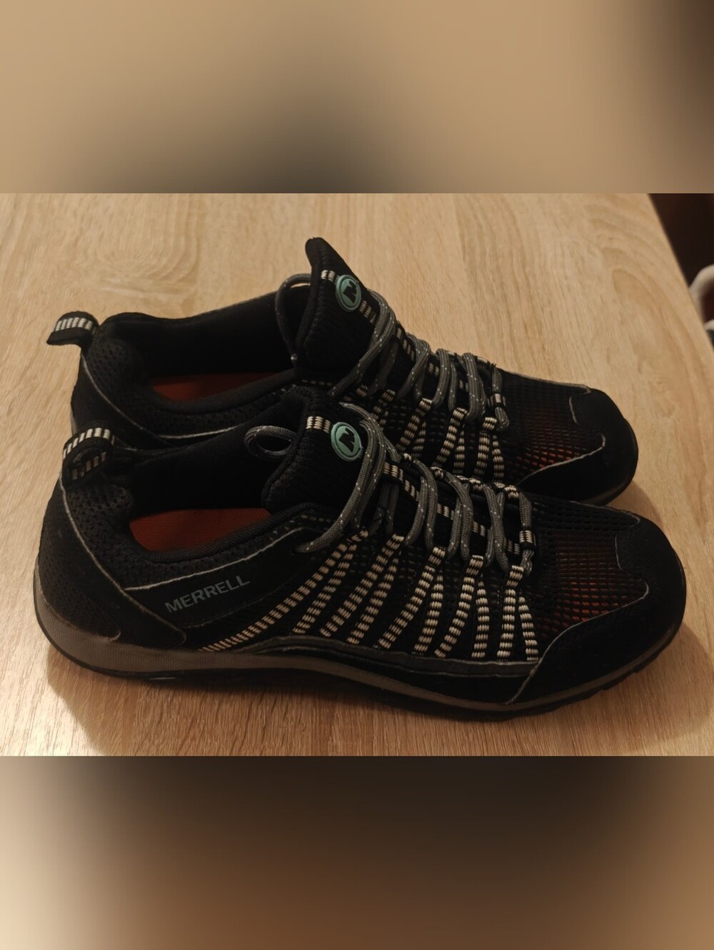 Merrell Stormrush Black Eggshell Women’s Size 9 Trail Running Shoes